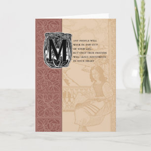 Sanna vänner Lämnar fotavtryck i ditt hjärta Kort