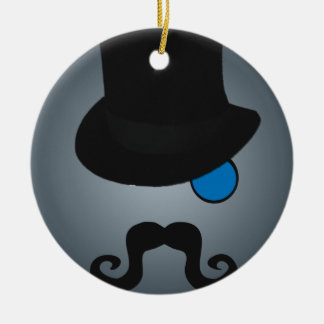 Sannerligen gentleman julgransprydnad keramik