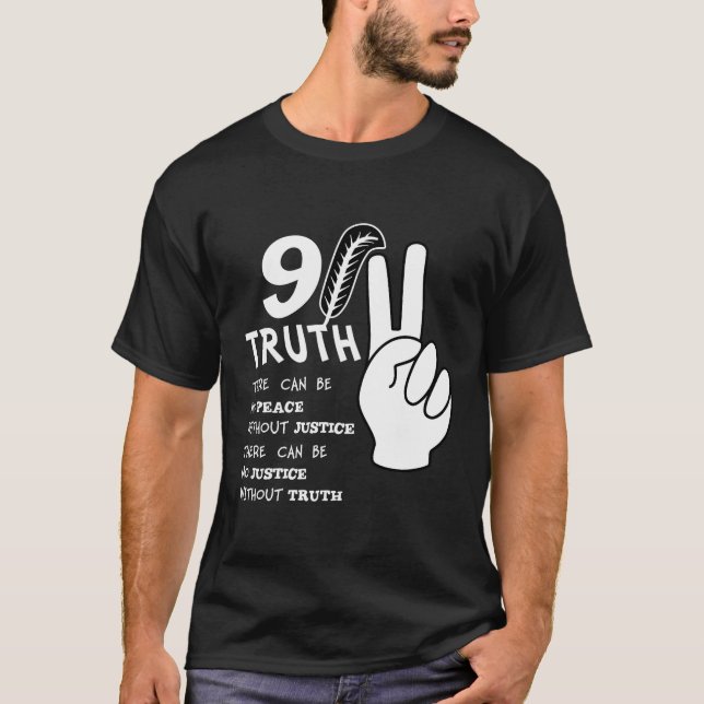 Sanning 911 ingen fred utan rättvisa tröja (Framsida)