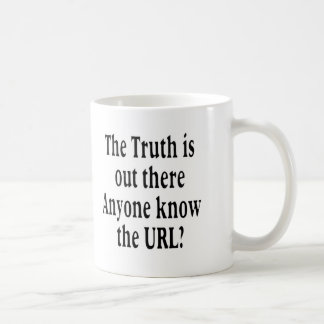 sanning är ut där kaffemugg