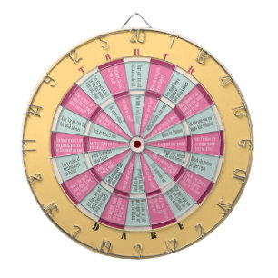 Sanning eller Dare (utan kyssning) Pastellers rosa Piltavla