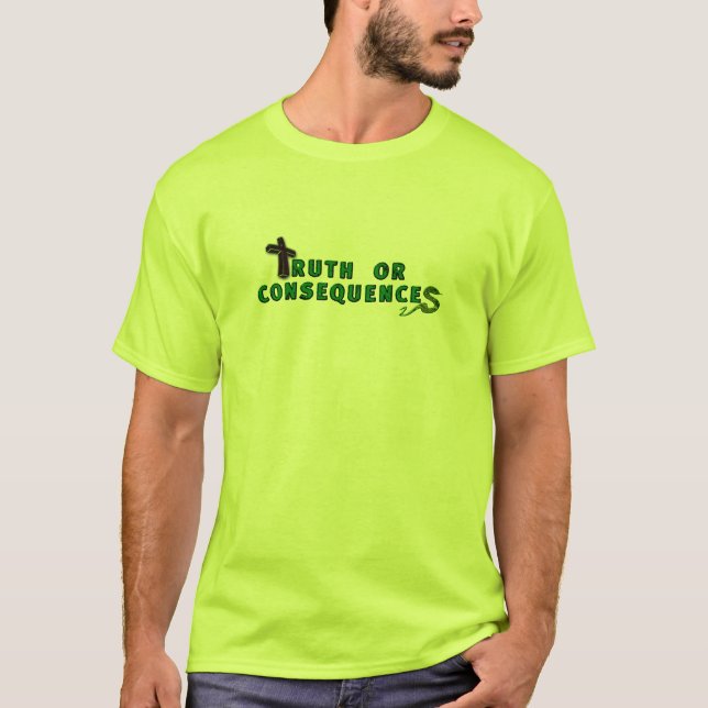 SANNING ELLER FÖLJDER TEE SHIRT (Framsida)