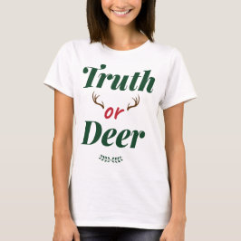 Sanning eller hjort t shirt