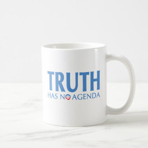 Sanning har ingen dagordning kaffemugg