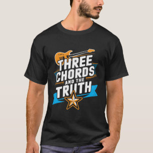 Sanning i strängar - Minimalistisk teve for Guitar T Shirt