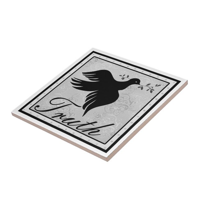 Sanning och duva kakelplatta (Sidan)