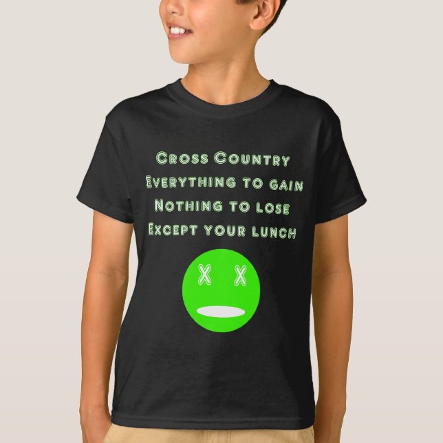 Sanning om crosst country t-shirt (Framsida)