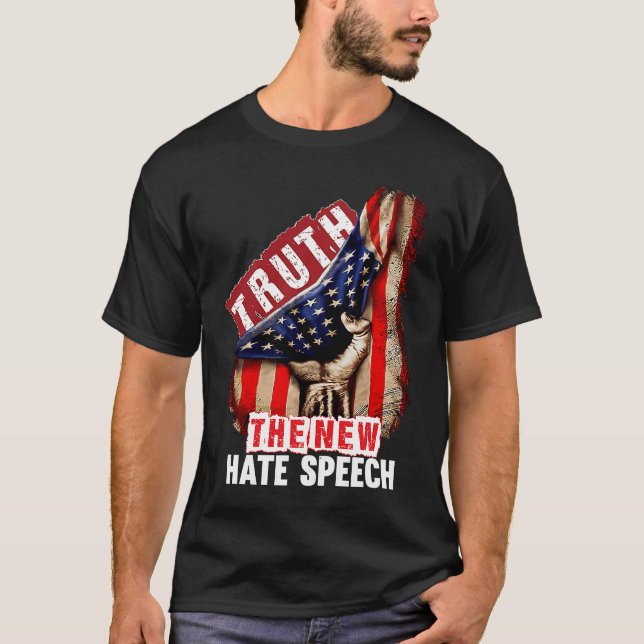 Sanning om den politiska korrektheten i New Hate T T Shirt (Framsida)