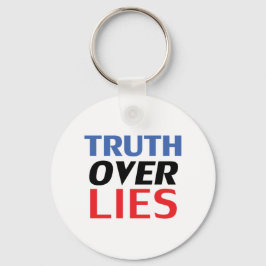 "Sanning över Liggra" Blue Red White Black Nyckelring