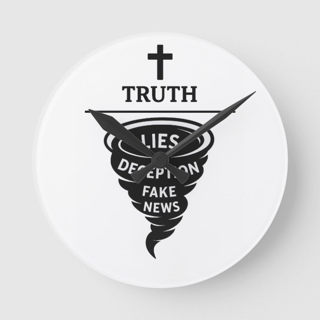 Sanning över liggra rund klocka (Framsida)