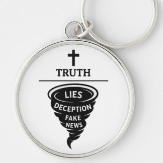 Sanning över liggra rund silverfärgad nyckelring