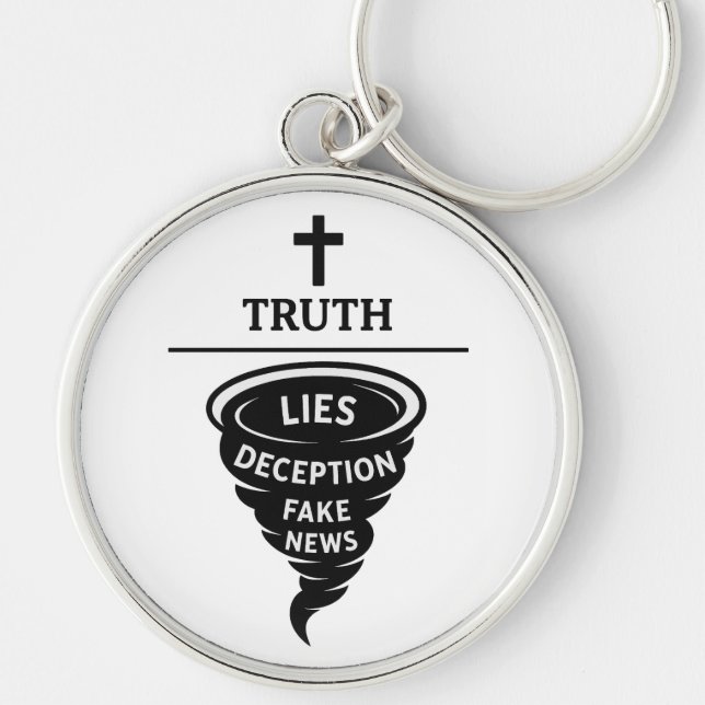 Sanning över liggra rund silverfärgad nyckelring (Framsidan)