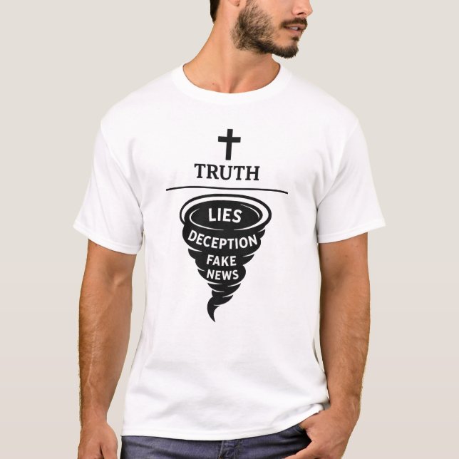 Sanning över liggra t shirt (Framsida)