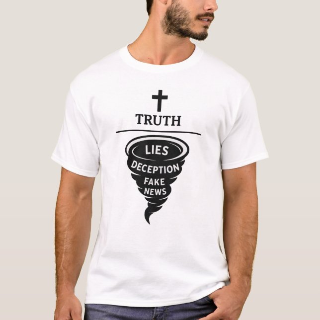 Sanning över liggra t shirt (Framsida)