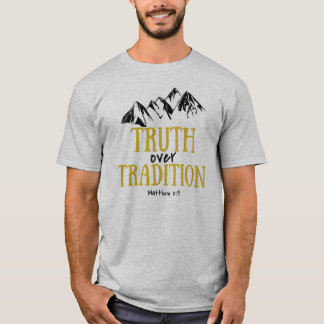Sanning över traditionsskjortan t shirt