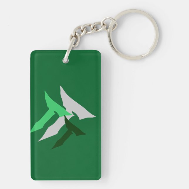 sanning överskrider keychain (Baksidan)