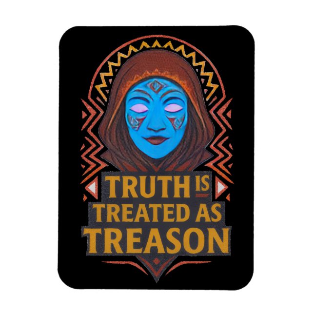 Sanning Som Landsförräderi Magnet (Vertikal)