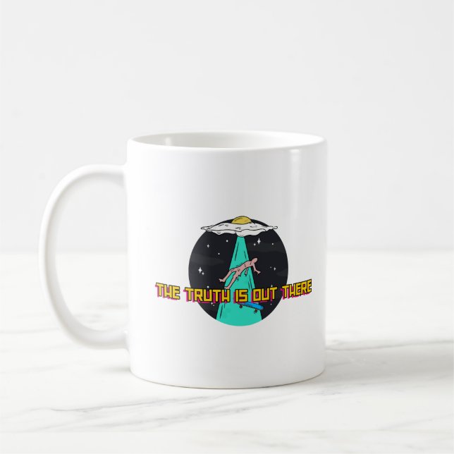 Sanningen är där ute kaffemugg (Vänster)