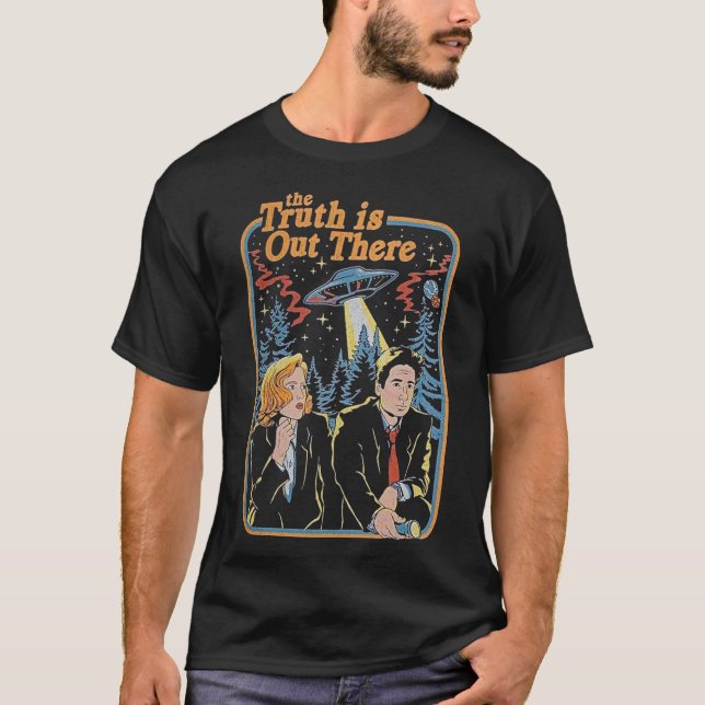 Sanningen är där ute - X Filer lustiga Classic T-S T Shirt (Framsida)