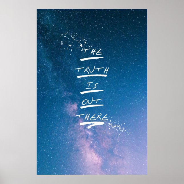 Sanningen är därute poster (Framsidan)