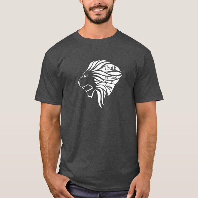 Sanningen är som en Lejon skjorta T Shirt (Framsida)