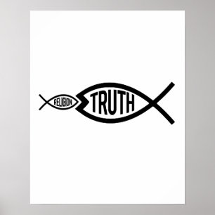 Sanningen är underbarare än Religion Poster