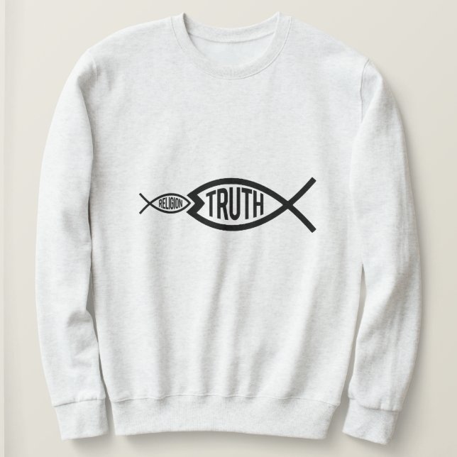 Sanningen är underbarare än Religion T Shirt (Design framsida)