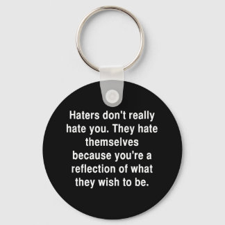 SANNINGEN FÖR HATERS QUOTE COMMENT ATTITUDE NYCKEL NYCKELRING