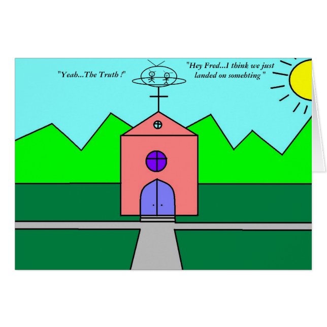 Sanningen Hälsningskort (Framsidan Horizontal)