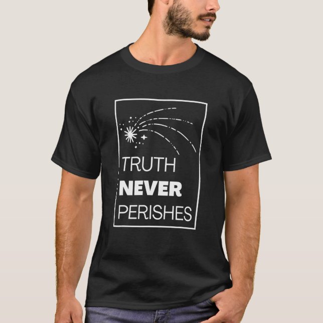 Sanningen klarar aldrig minsta offertstyrka t shirt (Framsida)