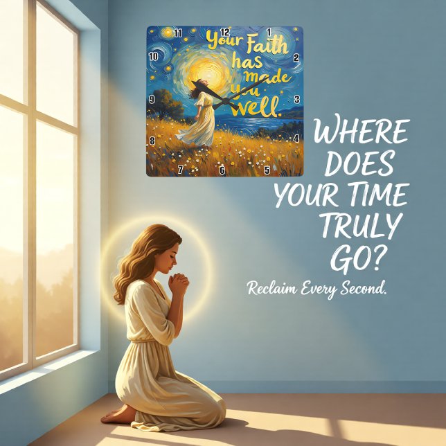 Sanningen kommer att göra dig fri fyrkantig klocka (Skapare uppladdad)