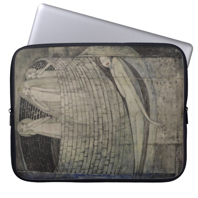 Sanningen Ljuger Grund i brunnen Laptop Fodral (Framsidan)