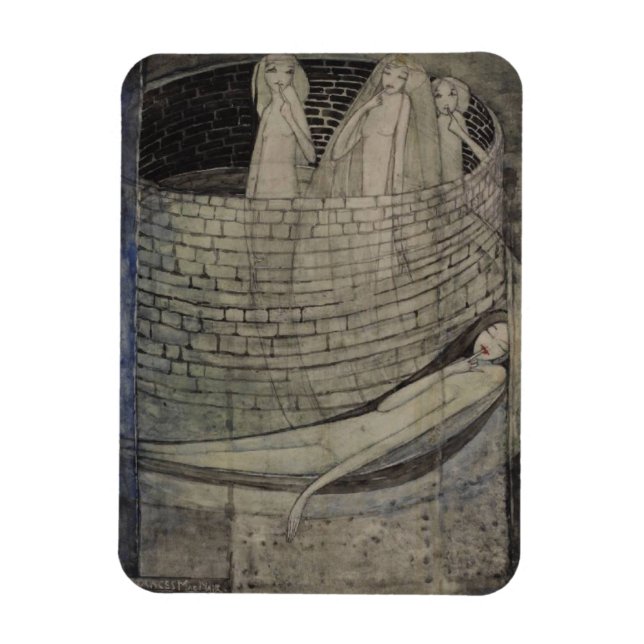 Sanningen Ljuger Grund i brunnen Magnet (Vertikal)