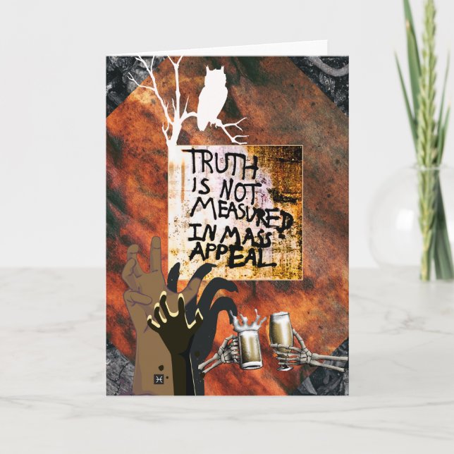 Sanningen mäts inte i massdragning kort (Framsida)
