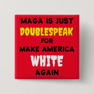 Sanningen om Trump & Magas rasism och fascism. Knapp