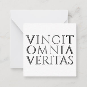 SANNINGEN ÖVERVINNER ALLT - Ljust vykort
