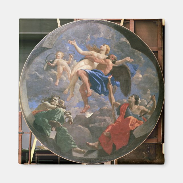 Sanningen Stolen vid tiden bortom avundsgränsen Magnet (Framsidan)