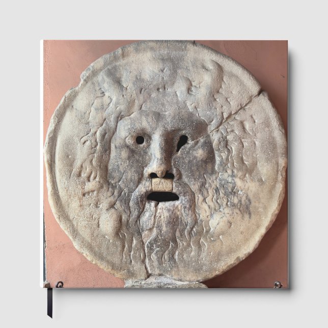 Sanningens mun - La Bocca della Verità, Rom Italie Gästböcker (Framsida)