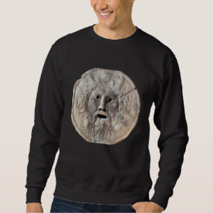 Sanningens mun - La Bocca della Verità, Rom Italie Lång Ärmad Tröja