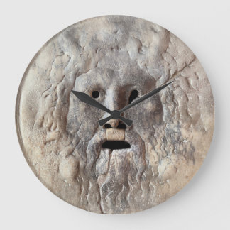 Sanningens mun - La Bocca della Verità, Rom Italie Stor Klocka