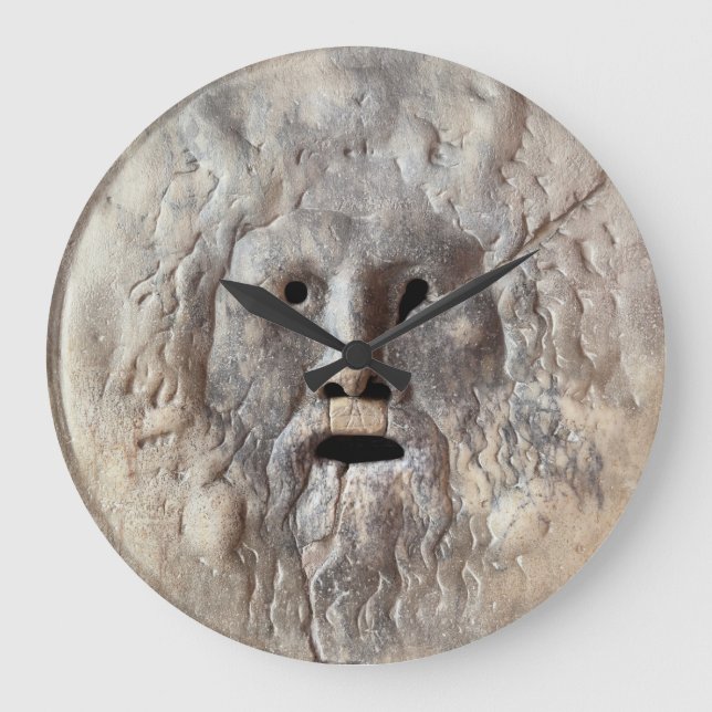 Sanningens mun - La Bocca della Verità, Rom Italie Stor Klocka (Framsida)