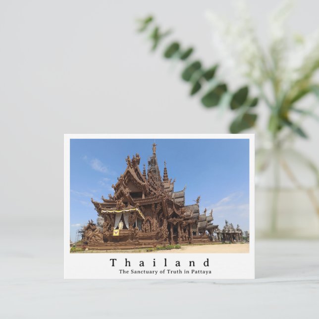 Sanningens, Pattayas, Thailands pensionat Vykort (Stående Fram)