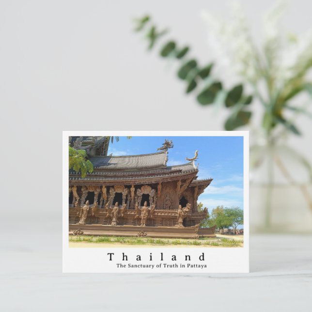 Sanningens, Pattayas, Thailands pensionat Vykort (Stående Fram)