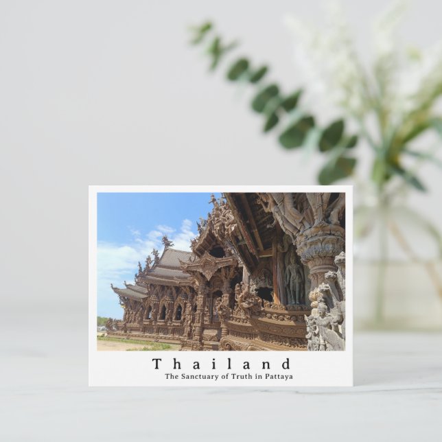 Sanningens, Pattayas, Thailands pensionat Vykort (Stående Fram)