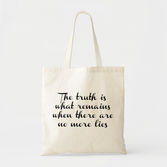 Sanningsåterstående Tygkasse (Framsidan)