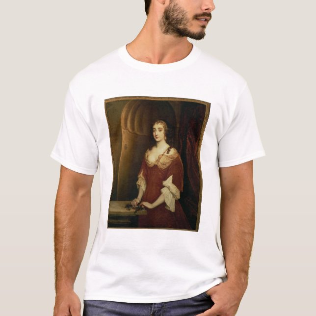 Sannolikporträtt av Nell Gwynne (1650-87), mistre Tee Shirt (Framsida)