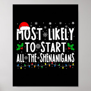 Sannolikt att starta de busiga kul familjen Ch Poster