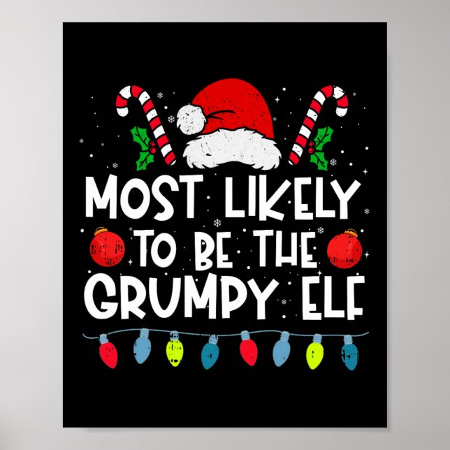 Sannolikt att vara den grumpy Elf familjens besätt Poster (Framsidan)