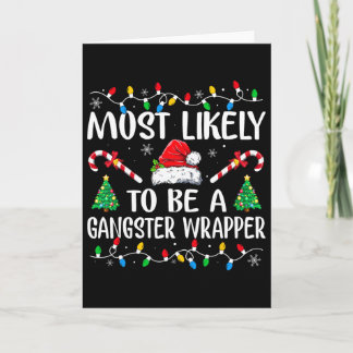 Sannolikt att vara en gangsterwrapper Kul familjef Kort