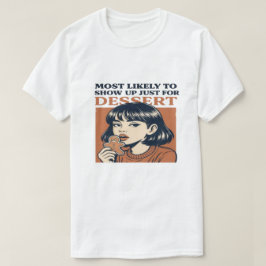 sannolikt jul efterrätt, för bagare t shirt